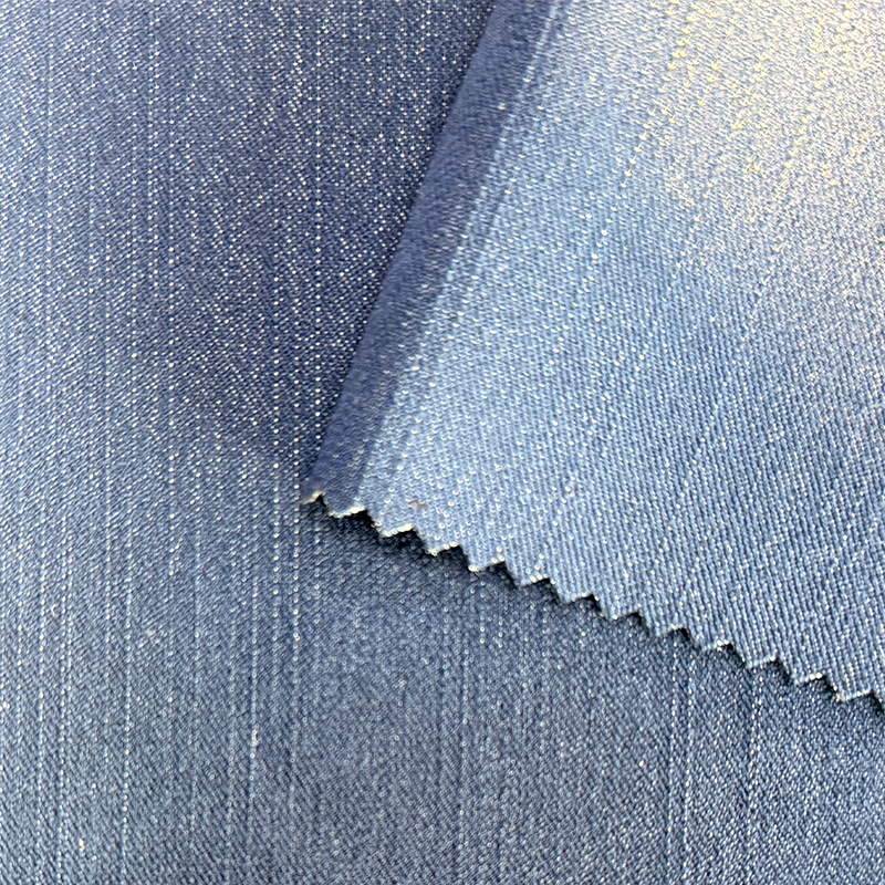 NO 6047 Tessuto fiammato imitazione denim