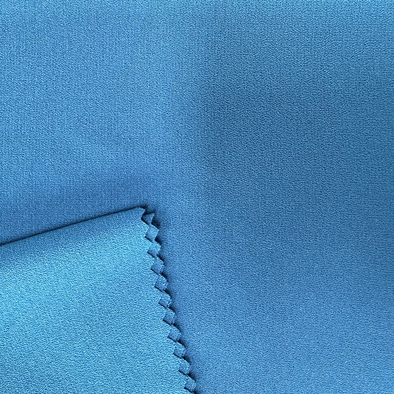 NO.1054 Tessuto elasticizzato a quattro vie in crêpe irregolare a filamento composito