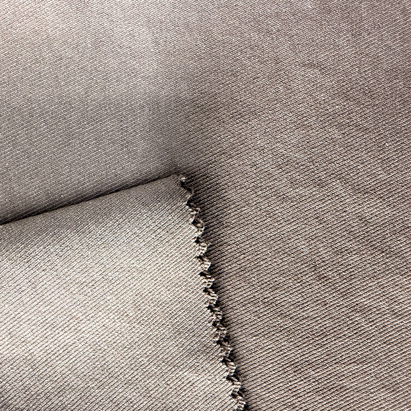 NO.1007 Tessuto in poliestere opaco effetto cotone lavato premium
